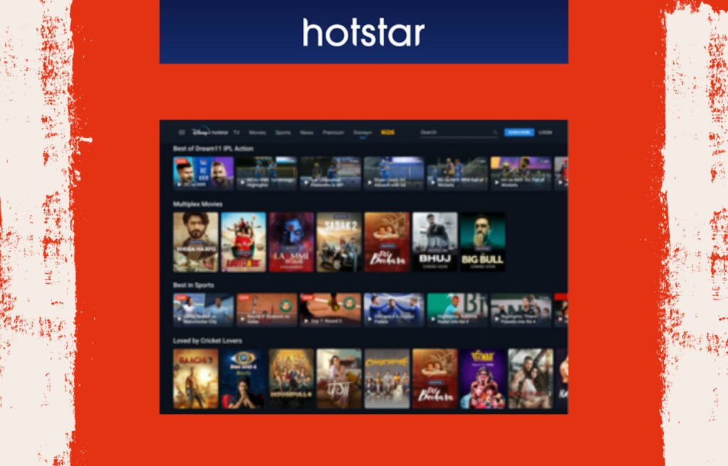 Hotstar this live streaming site offers several games