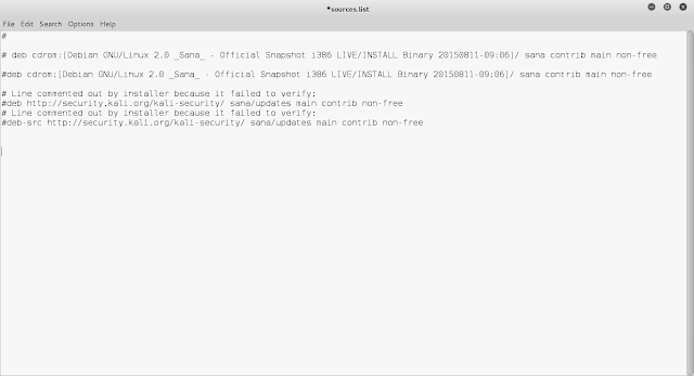 Segmentation fault when updating Kali Linux 2.0 Sana