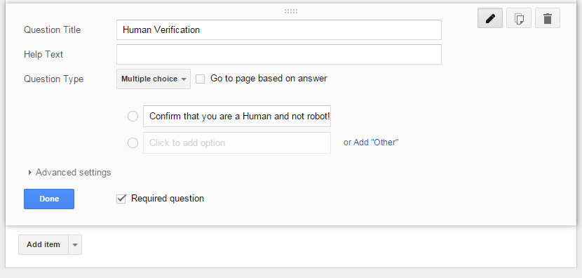 Human Verification